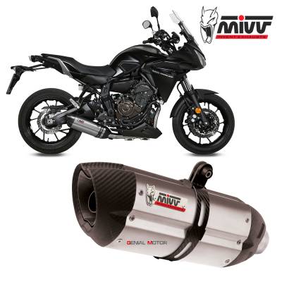 Y.058.L7 Mivv Complete Exhaust Suono Inox for YAMAHA TRACER 700 GT 2016 > 2019