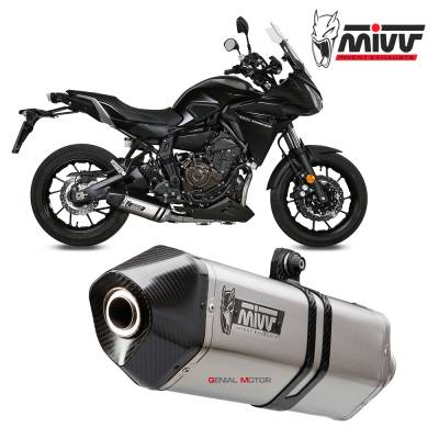 Y.058.LRX Mivv Complete Exhaust Speed Edge Inox for YAMAHA TRACER 700 GT 2016 > 2020