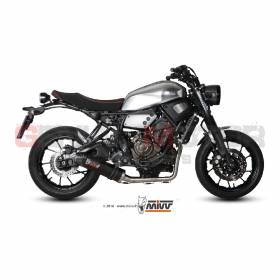 Tubo De Escape Completo MIVV Oval Carbono para Yamaha Xsr 700 2016 > 2022