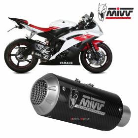 Mivv Exhaust Muffler MK3 Carbon kat for YAMAHA YZF 600 R6 2006 > 2016