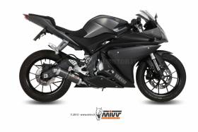 Komplette Auspuffanlage MIVV GP Carbon fur Yamaha Yzf R125 2014 > 2018