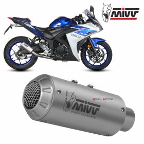 Mivv Complete Exhaust Full system Inox for YAMAHA YZF R25 2015 > 2023