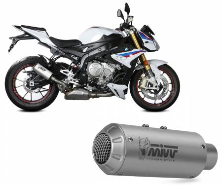 B.030.LM3X Exhaust terminal MIVV MK3 Steel for BMW S 1000 R 2017 > 2020