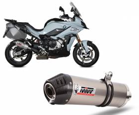 Exhaust terminal MIVV OVAL Titanium+WITH CARBON CAP for BMW S 1000 XR 2020 > 2024