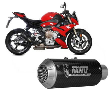 B.041.LM3C Exhaust Muffler Mivv MK3 Carbon for BMW S 1000 R 2021 > 2024