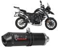 Terminale Scarico MIVV Oval Carbonio Con Coppa Carbonio BENELLI TRK 702 / X 2023 > 2024