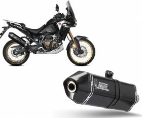 Exhaust terminal MIVV SPEED EDGE Black for HONDA CRF 1100 L AFRICA TWIN 2020 > 2023