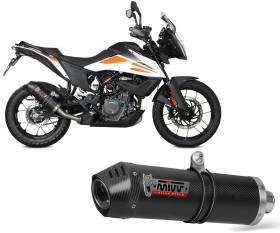 Exhaust terminal MIVV OVAL WITH CARBON CAP for KTM 390 ADVENTURE 2020 > 2024