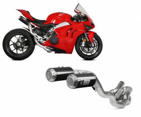 Complete Exhaust MIVV MK3 Carbon for DUCATI PANIGALE V4 2018 > 2023