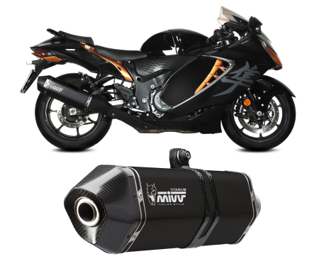 Scarico GPR Suzuki Hayabusa 1300 2001/06 Coppia scarichi omologati Gpe