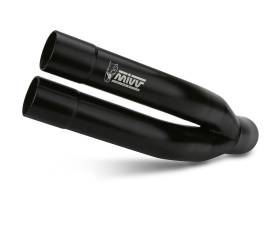 Tubo De Escape Silenciador MIVV Double Gun Black Inox Negro para SUZUKI GSX-R 600 2011 > 2016