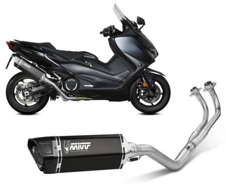 Y.061.LR1XB Full System Exhaust Mivv SR-1 Stainless steel for Yamaha T-Max 560 2020 > 2021