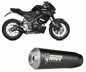 Complete Exhaust MIVV X-M1 Black for YAMAHA MT-125 2020 > 2023