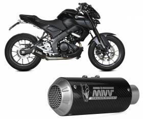 Complete Exhaust MIVV MK3 Carbon for YAMAHA MT-125 2020 > 2023