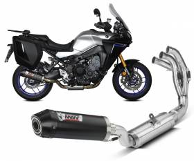 Complete Exhaust MIVV OVAL WITH CARBON CAP for YAMAHA Tracer 9 GT 2021 > 2023