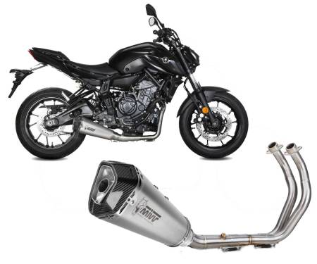 Y.074.LDRX Full System Exhaust Mivv DELTA RACE Stainless steel for YAMAHA MT-07 / FZ-07 2021 > 2024
