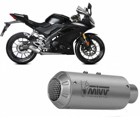 Y.067.SM3X Complete Exhaust MIVV MK3 Steel for YAMAHA YZF R125 2019 > 2023