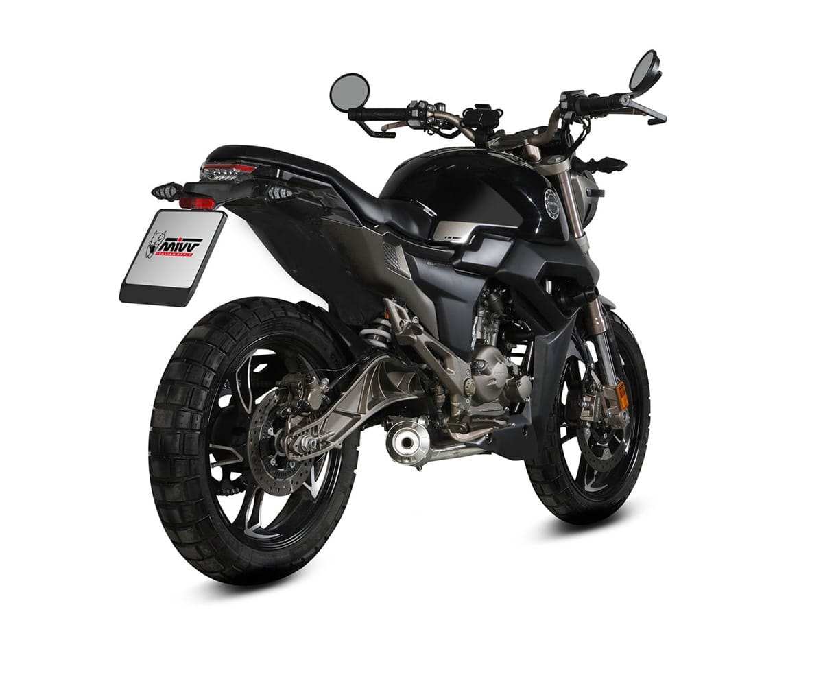 Échappement Complet Storm By Mivv Gp Acier Noir Pour Zontes ZT 125 U (2021-2024) - Neuf