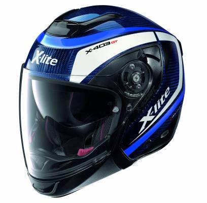 X4U000376007 X-lite Helm Crossover Helmet X-403 Gt Ultra Carbon Meridian 007