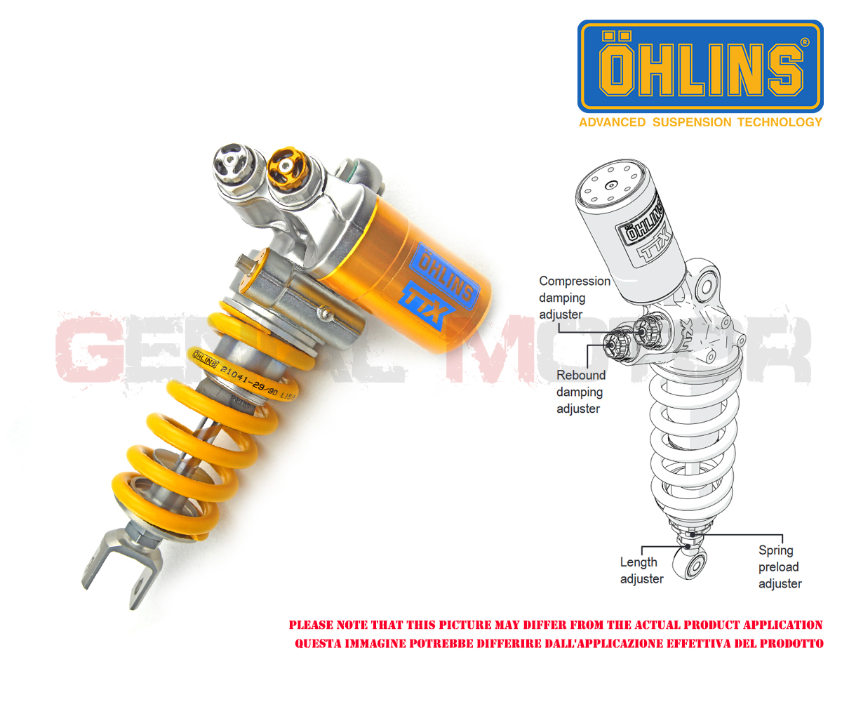 DU569 Ohlins Shock Absorber TTX GP Ducati Panigale V2 2020 > 2023