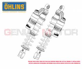 Ohlins Shock Absorber STX 36 SCOOTER Honda Sh 300 2017 > 2020 HO 817
