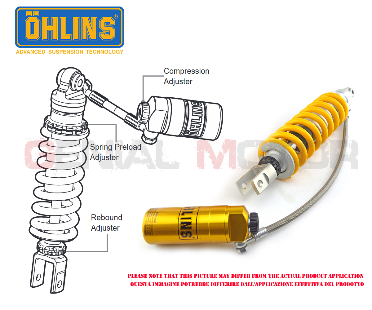 Ka717 Ohlins Shock Absorber Stx 36 Supersport Kawasaki Ninja 300 13 Ka 717