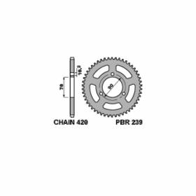 2173 14 18NC Front Sprocket PBR Size 420 - 14 > 15 Teeth for BUCCI MOTO BRS PITBIKE 2008 > 2009