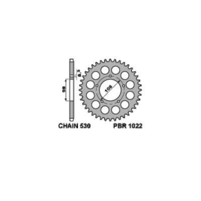7004M 15 18NC Front Sprocket PBR Size 530 - 15 > 15 Teeth for DUCATI PASO 1'S. 1987