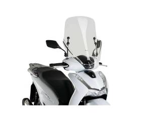 Puig Windshield Transparent Scooter T.X. 20365W for HONDA SCOOPY SH 150 2020 > 2021
