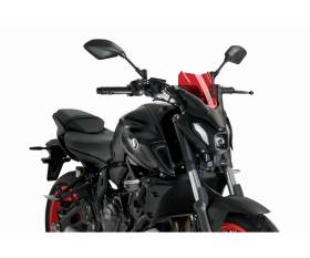Cupolino PUIG Rosso Naked N.G. Sport 20618R per YAMAHA MT-07 700 2021 > 2022