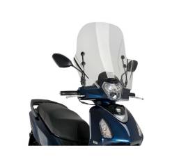 Puig Windshield Transparent Scooter T.X. 20701W for SYM SYMPHONY 125 2021 > 2022