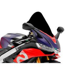 Pare-brise Puig Noir R-Racer 20771N pour  APRILIA RSV4 /FACTORY 1100 2021 > 2023