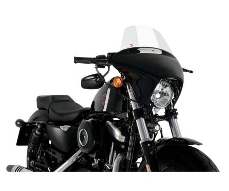 Cupolino PUIG Trasparente 21056W per HARLEY DAVIDSON SPORTSTER FORTY-EIGHT SPECIAL 1200 2018 > 2020