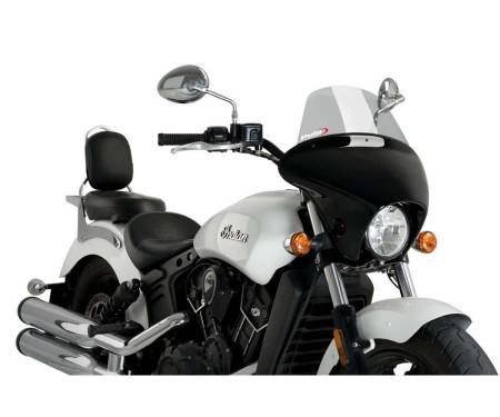 Cupolino PUIG Fume Chiaro Batwing Sml Touring 21072H per INDIAN SCOUT SIXTY 1000 2016 > 2022
