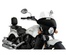 Cupolino PUIG Trasparente Batwing Sml Touring 21072W per INDIAN SCOUT BOBBER SIXTY 1000 2016 > 2022