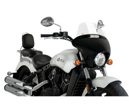 Cupolino PUIG Trasparente Batwing Sml Touring 21072W per INDIAN SCOUT SIXTY 1000 2016 > 2022