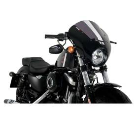 Cupolino PUIG Fume Scuro 21098F per HARLEY DAVIDSON SPORTSTER FORTY-EIGHT SPECIAL 1200 2018 > 2020