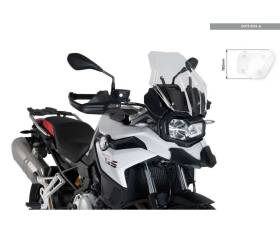 Puig Windshield Transparent Touring 3768W for BMW F 850 GS 2018 > 2024