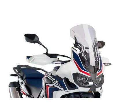 Puig Windshield Transparent Sport 9155W for HONDA AFRICA TWIN CRF L 1000 2016 > 2019