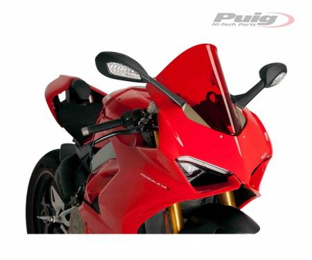 PUIG WINDSHIELD RED 9690R DUCATI PANIGALE V2 1000 2020 > 2022