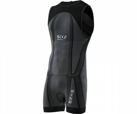 U00BDT-SNEFI Body SIX2 Triatlón Carbon Activewear BLACK CARBON - S