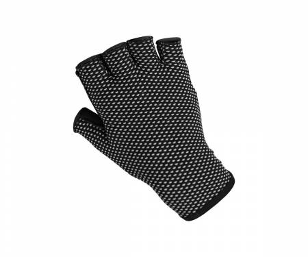 X00GLC-SNEFI Halbfinger SIX2 Handschuhe BLACK CARBON - S