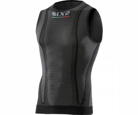 U00SMXXSNEFI Sleeveless SIX2 Carbon Underwear BLACK CARBON - XS