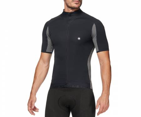 TRMJXXL-GRNE SIX2 cycling jersey short sleeves with windproof GREY/BLACK - XXL