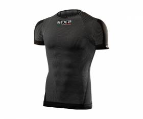 T-shirt SIX2 maniche corte BLACK CARBON - XXL