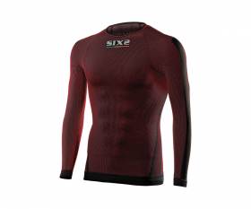 T-shirt SIX2 long sleeves DARK RED - XL/XXL