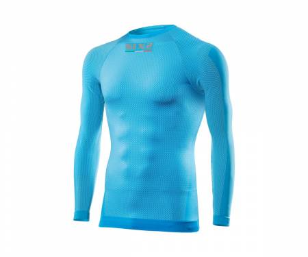 UCTS2C2XAZFI T-shirt SIX2 Color long sleeves LIGHT BLUE - XXL