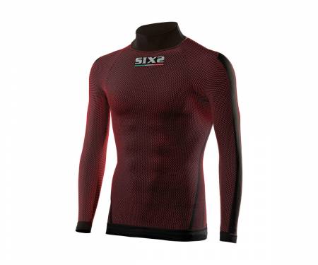 TS3--ML-DRED Lupetto SIX2 long sleeves DARK RED - M/L