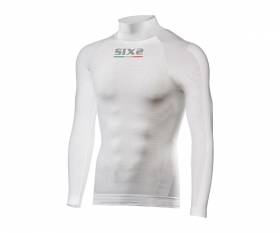 Lupetto SIX2 long sleeves WHITE CARBON - LXL