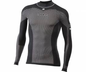 Lupetto SIX2 long sleeves BreezyTouch BLACK CARBON - M/L